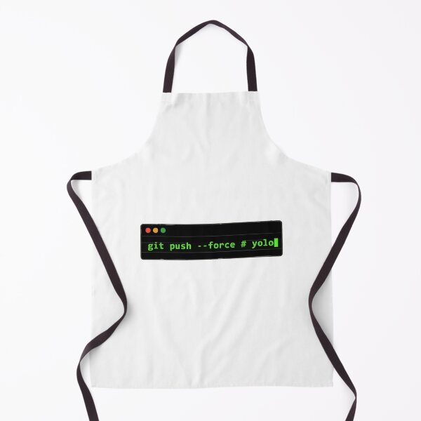 Item preview, Git Push Force Yolo Terminal Coder Humor designed and sold by Bianca Oltean.