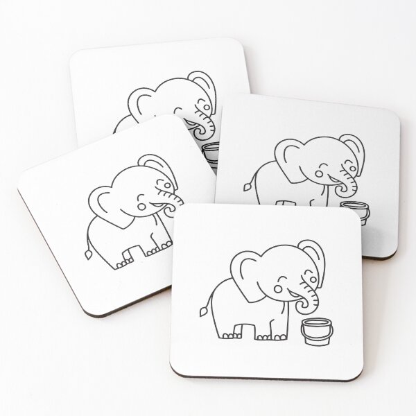 Item preview, Water Bucket Beside Elephant Trunk designed and sold by rasagamastore.