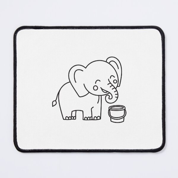 Item preview, Water Bucket Beside Elephant Trunk designed and sold by rasagamastore.