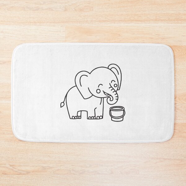 Item preview, Water Bucket Beside Elephant Trunk designed and sold by rasagamastore.