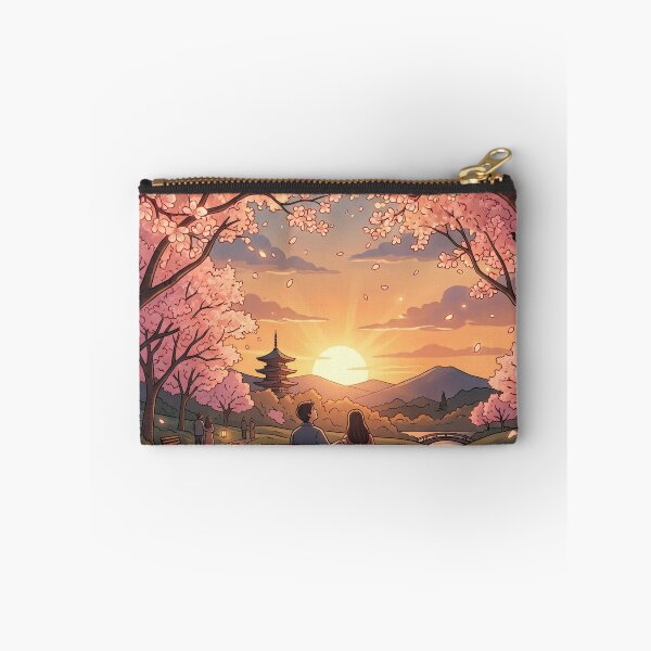 Item preview, Golden Hour Sakura Promenade designed and sold by Prachodayat Artworks.