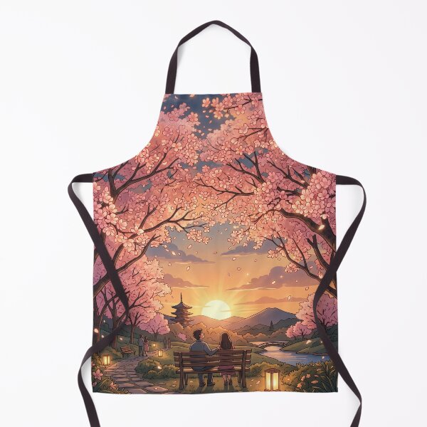 Item preview, Golden Hour Sakura Promenade designed and sold by Prachodayat Artworks.