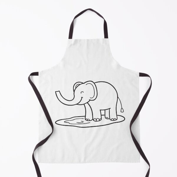 Item preview, Elephant Trunk Extended Over Puddle designed and sold by rasagamastore.