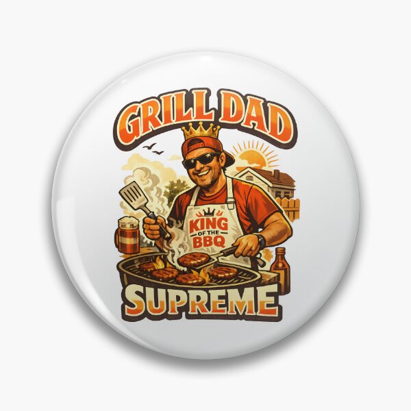 Item preview, Grill Dad Supreme BBQ King Father's Day designed and sold by DREAMBURN™.