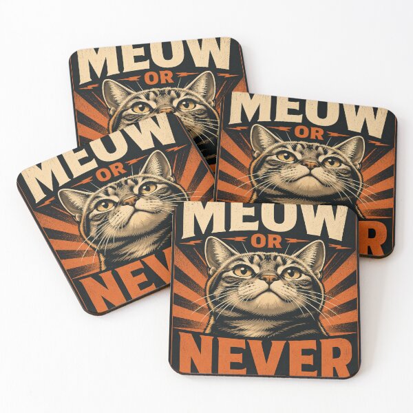 Item preview, Meow Or Never designed and sold by EvenGrind.