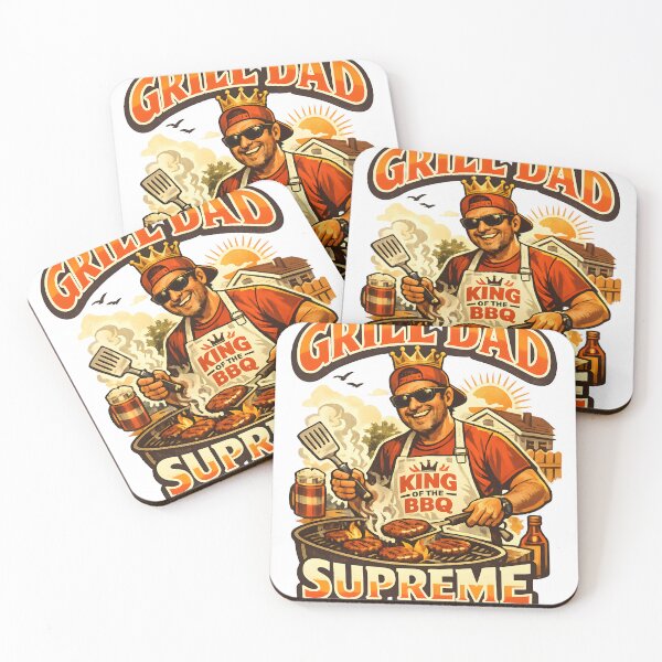 Item preview, Grill Dad Supreme BBQ King Father's Day designed and sold by DREAMBURN™.