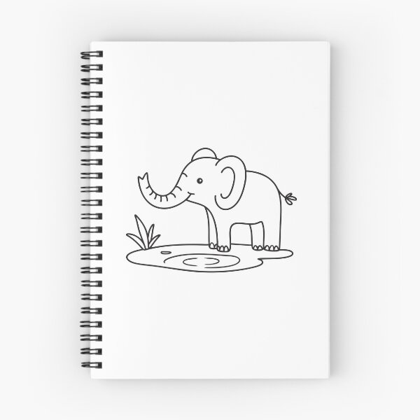 Item preview, Elephant Trunk Reaching Across Puddle designed and sold by rasagamastore.