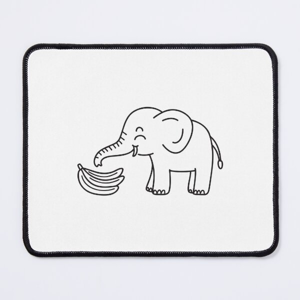 Item preview, Elephant Trunk Holding Bunch of Bananas designed and sold by rasagamastore.