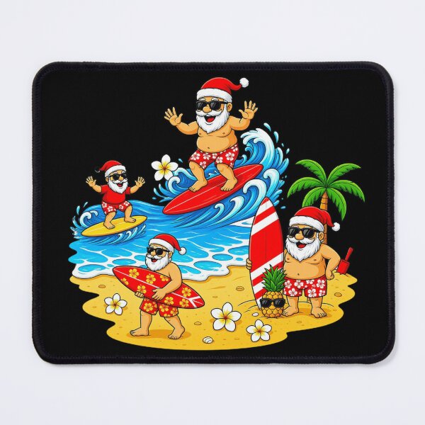 Item preview, Christmas In July Tropical Santa Summer Beach Christmas Holiday Vacation designed and sold by Thread&Fable.