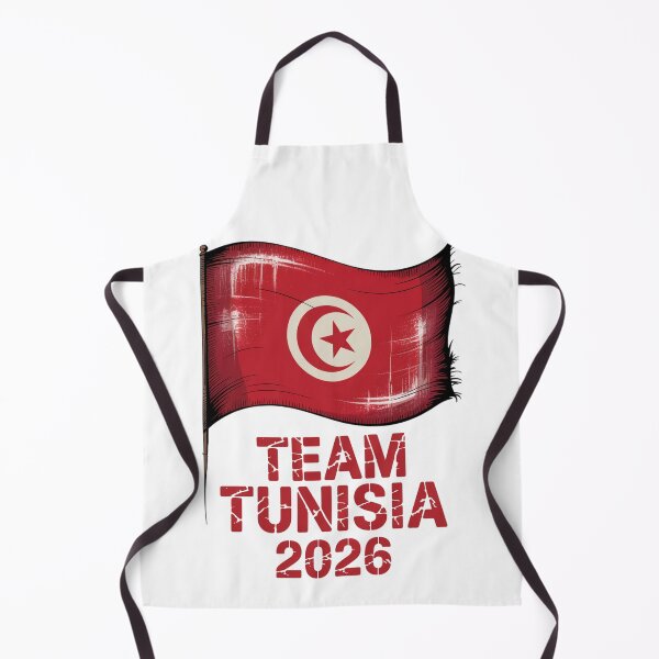 Item preview, Team Tunisia 2026 Fan Flag T-Shirt V8 designed and sold by DBWStudios.