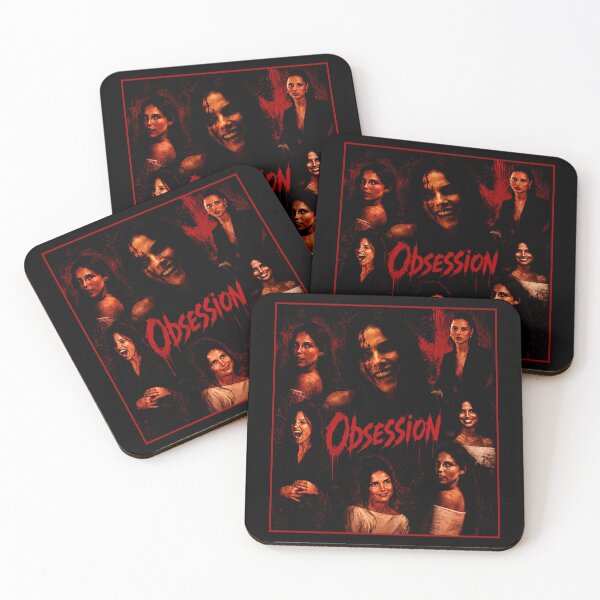 Item preview, Obsession Psychological Thriller Horror Fan designed and sold by SeraXYZ.