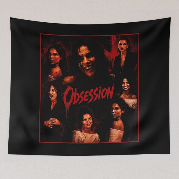 Item preview, Obsession Psychological Thriller Horror Fan designed and sold by SeraXYZ.