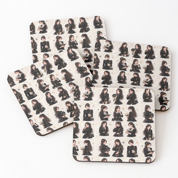 Item preview, Luxury Gothic Princess Sticker Sheet | Elegant Black Dress Girls | Aesthetic Journal & Scrapbook Stickers? designed and sold by KeerthiCuteFind.