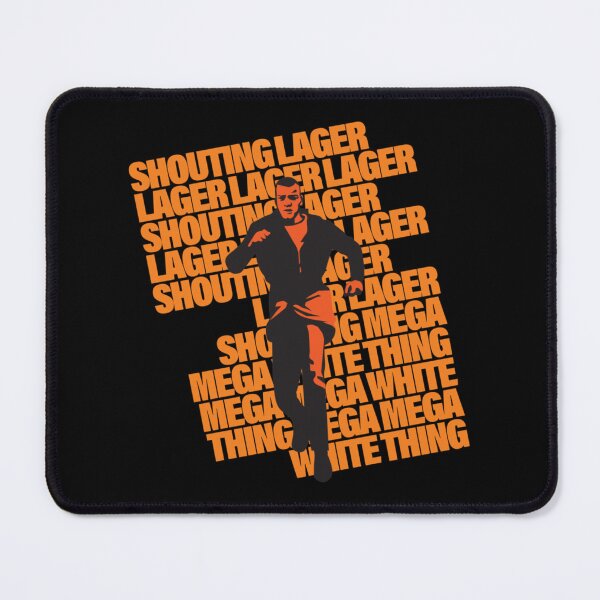 Item preview, Shouting Lager Typography Poster Design Today Graphic Art designed and sold by williamletch.