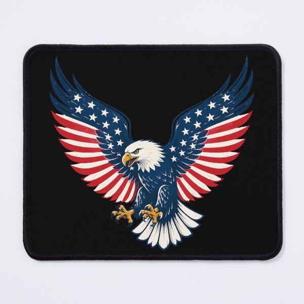 Item preview, Patriotic USA Eagle Independence Day Art designed and sold by 0606PM.