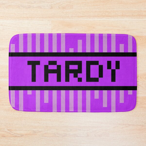 Item preview, TARDY — Pixel Art Word | Retro 8-Bit Two-Tone Typography designed and sold by Mouremandier.