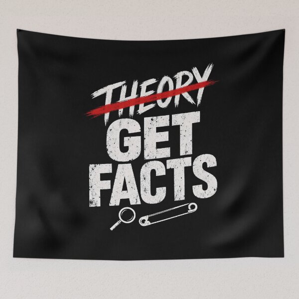Item preview, Sherlock Holmes Get Facts Classic Detective Quote Graphic designed and sold by Fenay Designs.