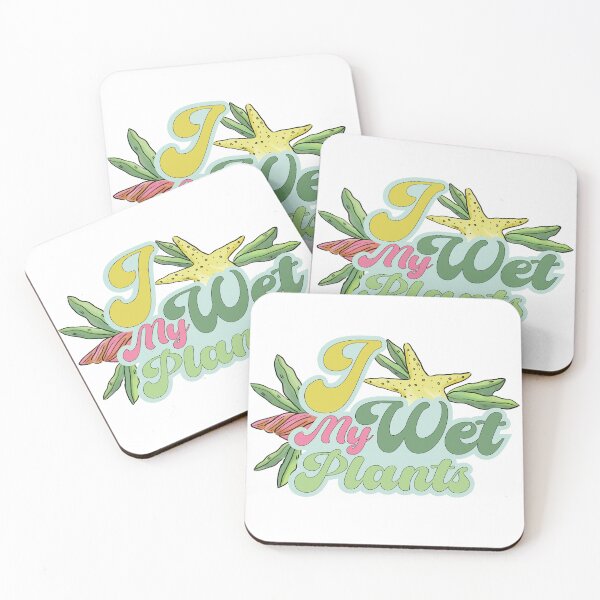 Item preview, I Wet My Plants Funny Plant Phrases Retro designed and sold by SP Motif.