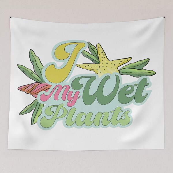 Item preview, I Wet My Plants Funny Plant Phrases Retro designed and sold by SP Motif.