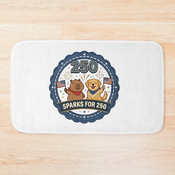 Item preview, Sparks For 250 USA Capybara Dog Fireworks designed and sold by laughingshirts.