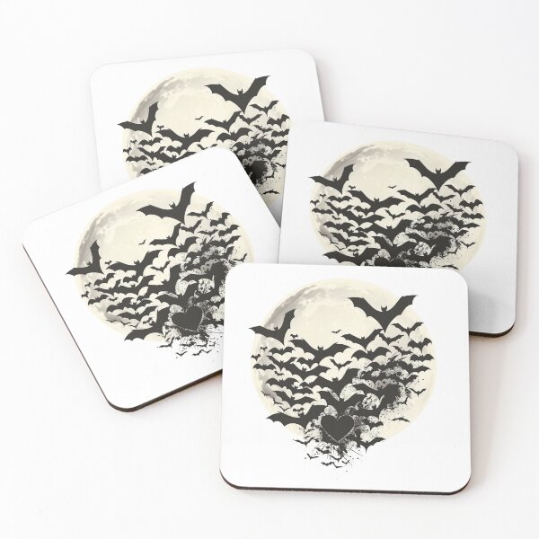 Item preview, Bat Swarm Silhouette - Gothic Urban & Dark  designed and sold by BoxofMoments.