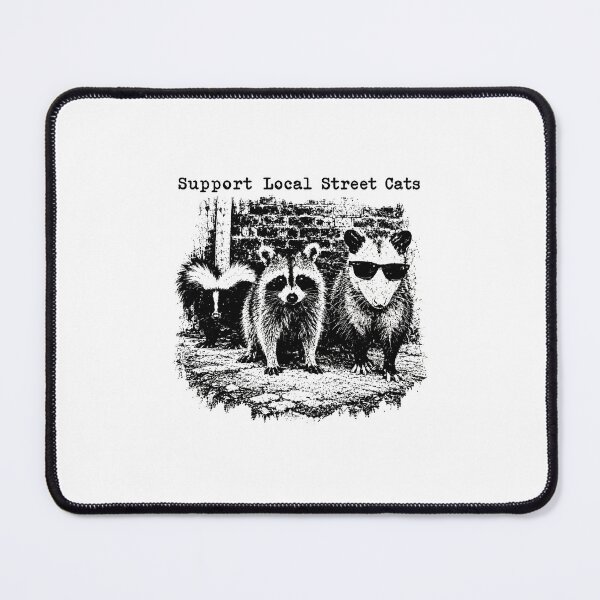 Item preview, Support Local Street Cats Funny Urban Wildlife designed and sold by Abirtom.