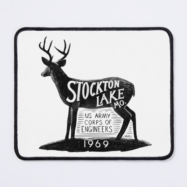 Item preview, Stockton Lake Missouri Deer designed and sold by John Morris Illustration.
