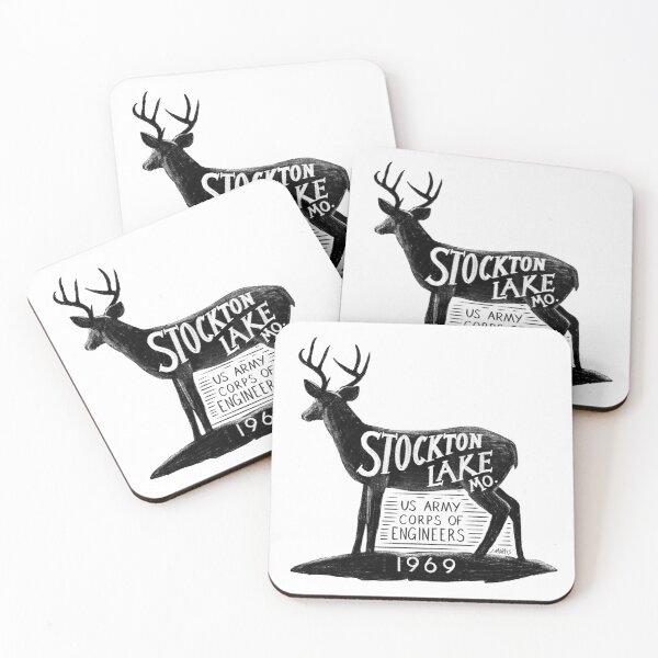 Item preview, Stockton Lake Missouri Deer designed and sold by John Morris Illustration.