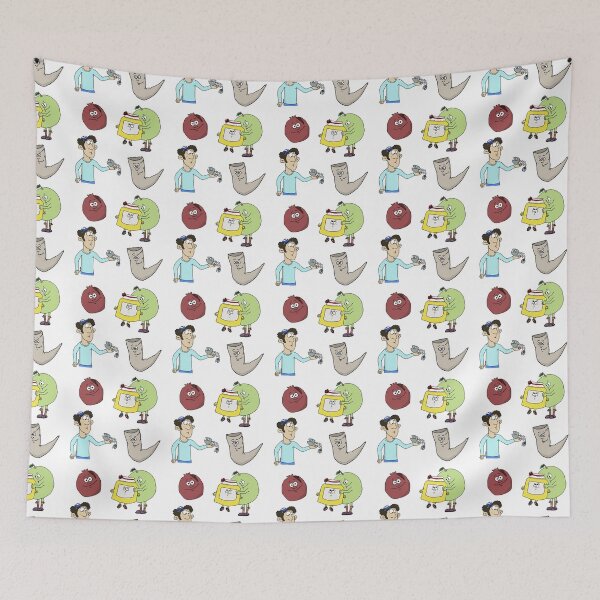 Item preview, Funny Rosh Hashanah Fish Meme – Cute Shana Tova Apple and Honey Sticker Pack designed and sold by MyxaART.