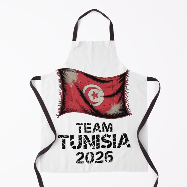 Item preview, Team Tunisia 2026 Fan Flag T-Shirt V10 designed and sold by DBWStudios.