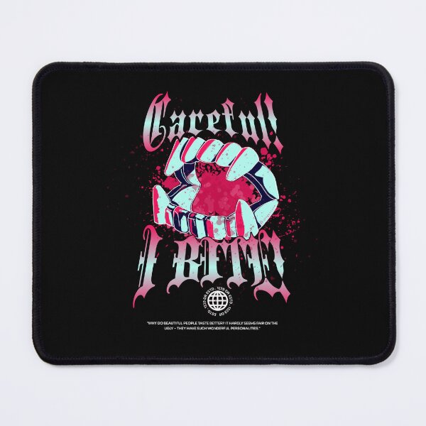 Item preview, Careful, I Bite! -- Inspired by your Favorite Bisexual Vampire Disaster designed and sold by Spacetrashpress.