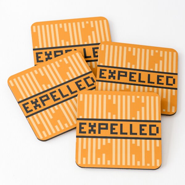 Item preview, EXPELLED — Pixel Art Word | Retro 8-Bit Two-Tone Typography designed and sold by Mouremandier.