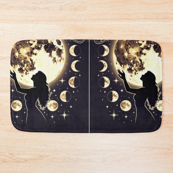 Item preview, Moon Ritual Moon Phases Design | Celestial Witch Goddess Art designed and sold by GalleryPeak.