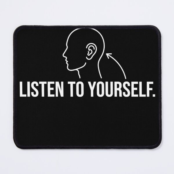 Item preview, Listen To Yourself – Minimalist Intuition Design designed and sold by BoldConcept43.