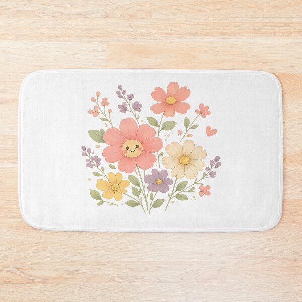 Item preview, Kawaii Flower Bouquet in Pastel Colors designed and sold by KM Design.