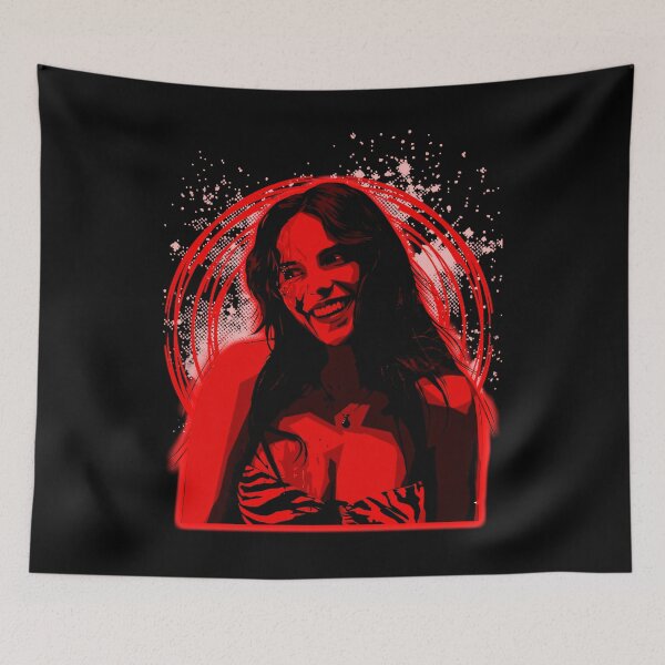 Item preview, Creepy Smile Woman Dark Aesthetic Goth Girl designed and sold by SeraXYZ.