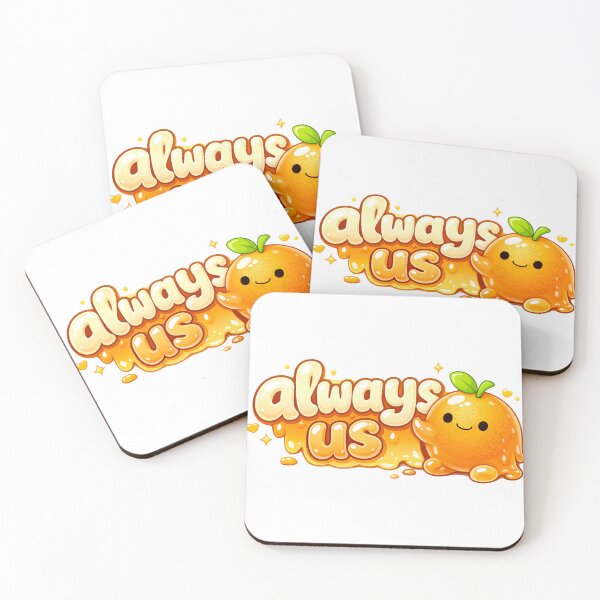 Item preview, always us orange slimepop sticker designed and sold by astriebatik.