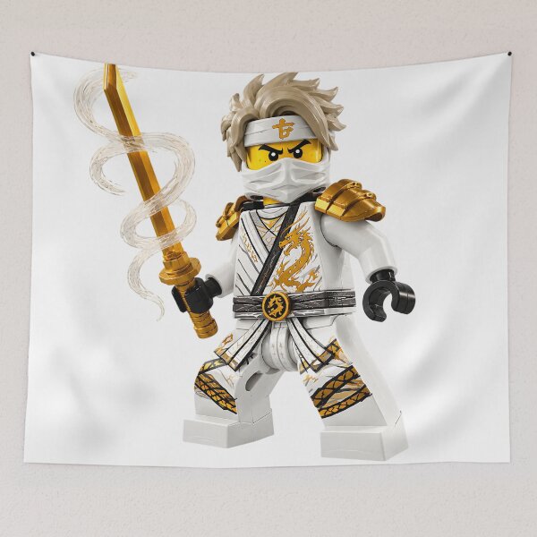 Item preview, White Lego Ninjago Warrior designed and sold by Gold Phoenix Adro.