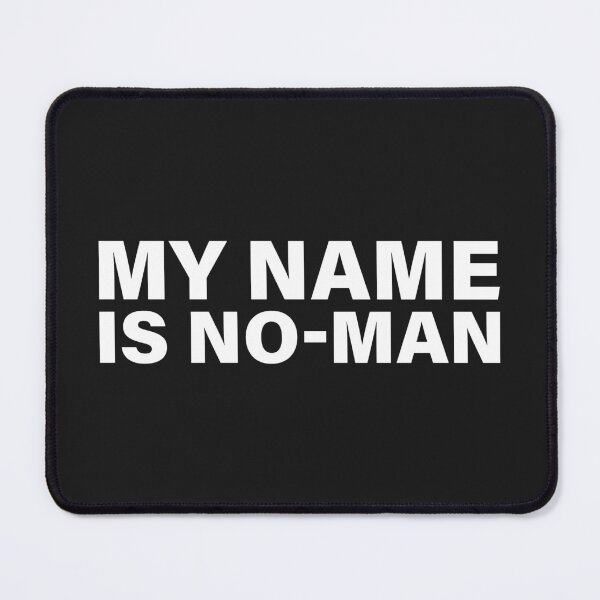 Item preview, My Name Is No-Man — The Odyssey Quote (Black Version) designed and sold by LiteraryRelics.