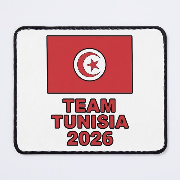 Item preview, Team Tunisia 2026 Fan Flag T-Shirt V12 designed and sold by DBWStudios.
