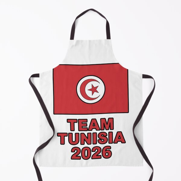 Item preview, Team Tunisia 2026 Fan Flag T-Shirt V12 designed and sold by DBWStudios.
