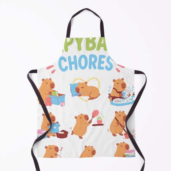 Item preview, Capybara Chores - Cleaning Capy Sticker Pack - Tee designed and sold by RedStreamStudio.