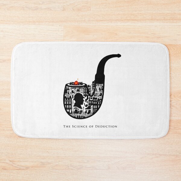 Item preview, Sherlock Holmes The Science of Deduction Pipe Illustration designed and sold by Fenay Designs.