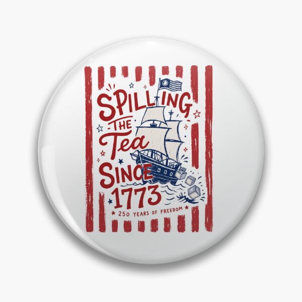 Item preview, Striped Spilling The Tea Since 1773 T-Shirt, Funny 4th Of July designed and sold by Landinhalias.
