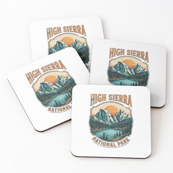 Item preview, High Sierra National Park Vintage Mountain Lake Scene designed and sold by longngusuc.