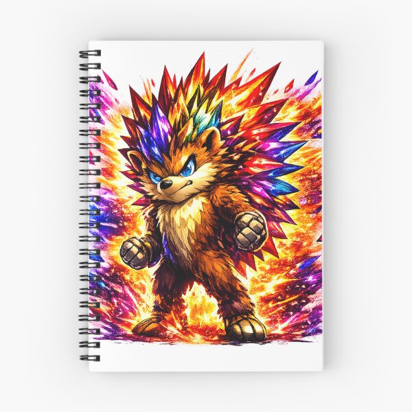 Item preview, hedgehog spirit colourfull crystal designed and sold by astriebatik.