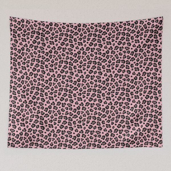 Item preview, Blush and Black leopard print designed and sold by pattern-archive.