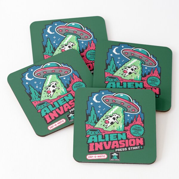 Item preview, Alien Invasion Game designed and sold by BrambleBox.