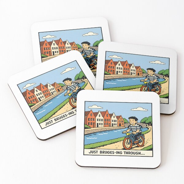 Item preview, Just Bruges-ing Through designed and sold by KungPowUnicorn.