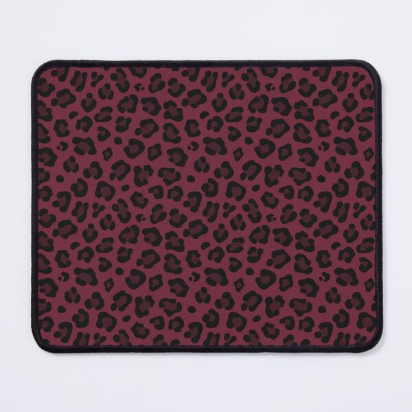 Item preview, Burgundy and Black leopard print designed and sold by pattern-archive.